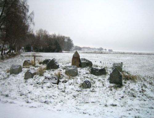 Das Dorf in Dangast – Grenzstein